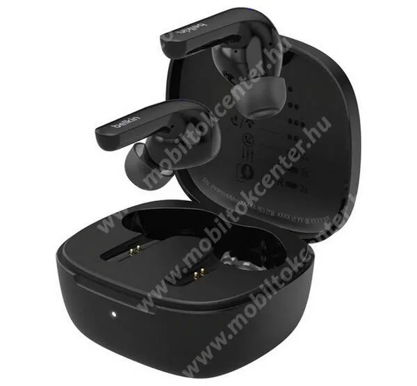 Belkin SoundForm Motion vezeték nélküli fülhallgató, Bluetooth v5.3, Sztereo, TWS, Mikrofon, Zajszűrő, Töltőtok, IPX5, AUC010BTBK, Fekete