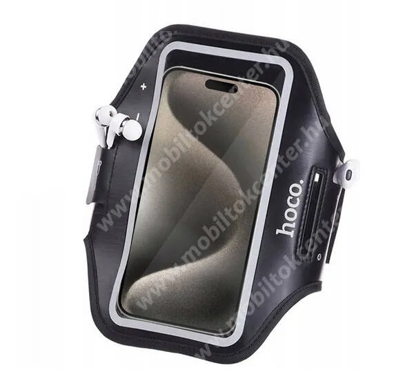 HOCO sport karbánt, Telefontok, Álló, Univerzális, Elasztikus, Kulcstartó, 6,7