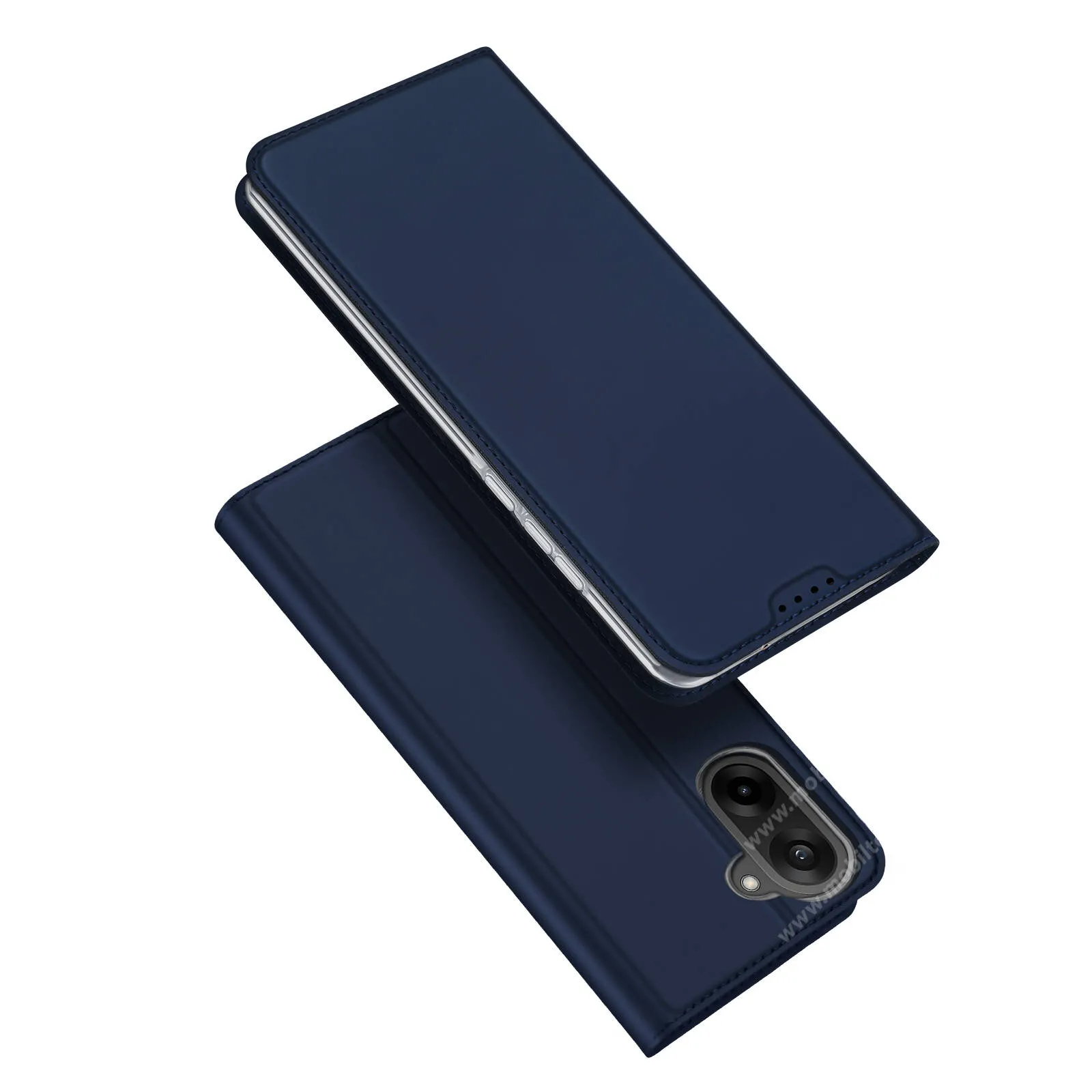 OnePlus Nord CE5 5G, Dux Ducis Skin Pro telefontok, Oldalra nyíló flip, Bankkártyatartó, Mágneses, Asztali tartó, Sötétkék
