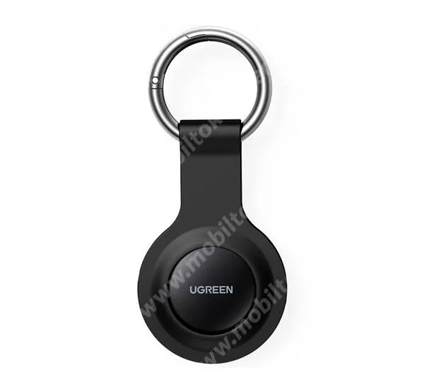 UGREEN Smart Tag, Bluetooth valós idejű nyomkövető, Kulcstartóra, Táskára, Autóba, CM520, Fekete