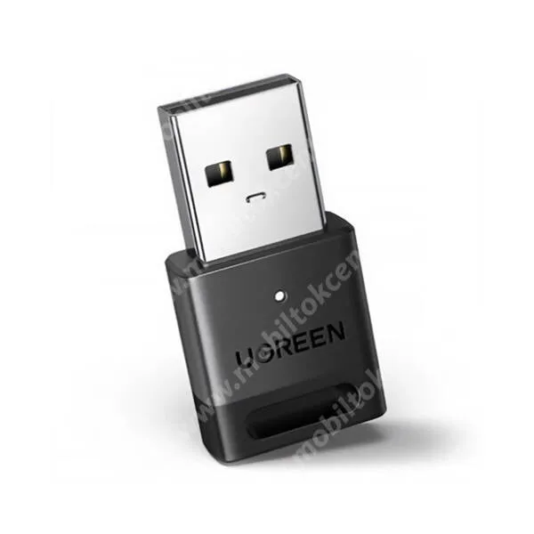 Ugreen bluetooth adapter, USB-A, v5.4, Kulcstartóra tehető, CM591, Fekete