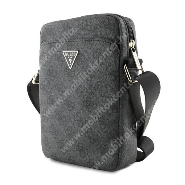 Guess PU 4G Triangle Logo válltáska, Állítható pánt, Cipzár, max 8